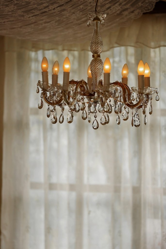 Free picture: chandelier, baroque, crystal, handmade, old, interior design, retro, antique, traditional, architecture